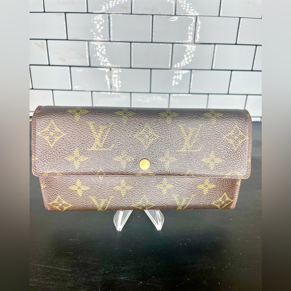 Vintage Louis Vuitton Monogram Porte Tressor Wallet